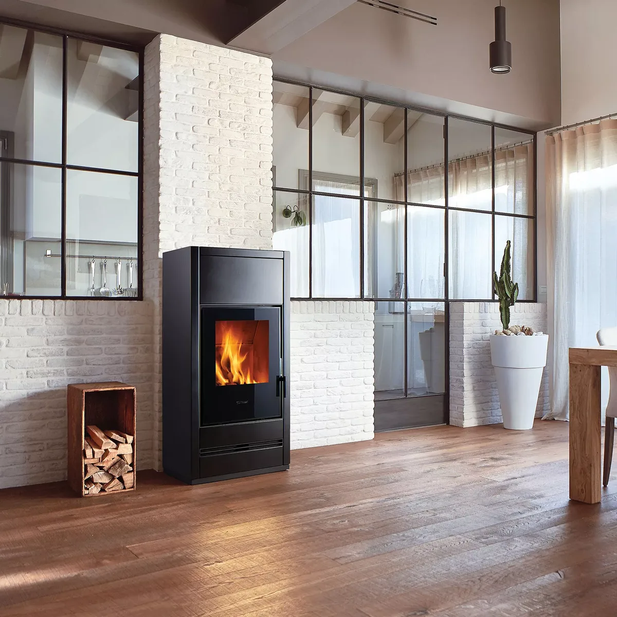 PIAZZETTA E928, poêle à bois